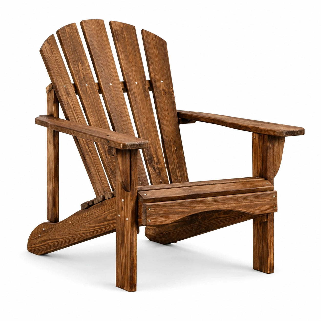Adirondackstuhl aus Kiefernholz Braun