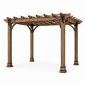 Holz Pergola Kiefer Rechteckig 300x300x220 cm Braun