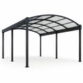 Carport Aluminium mit Polycarbonatdach 500x300x230 cm
