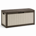 Gartenbox Kunststoff Braun/Beige 145x60x65cm