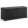 Gartenbox Polypropylen Schwarz 120x45x60 cm