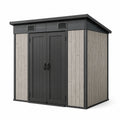 Gartenhaus aus Metall und Kunststoff 185x152x226 cm