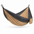 Outdoor Hängematte Nylon Beige/Grau 275x140cm