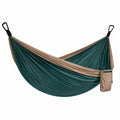 Nylon Hängematte Ripstop grün/beige 275cm x 140cm